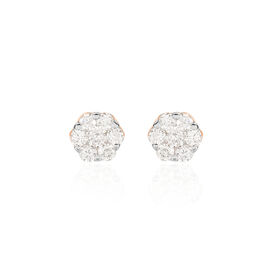 Damen Ohrstecker Roségold 375 Diamanten 0.26 ctMerula - Ohrstecker Damen | OROVIVO