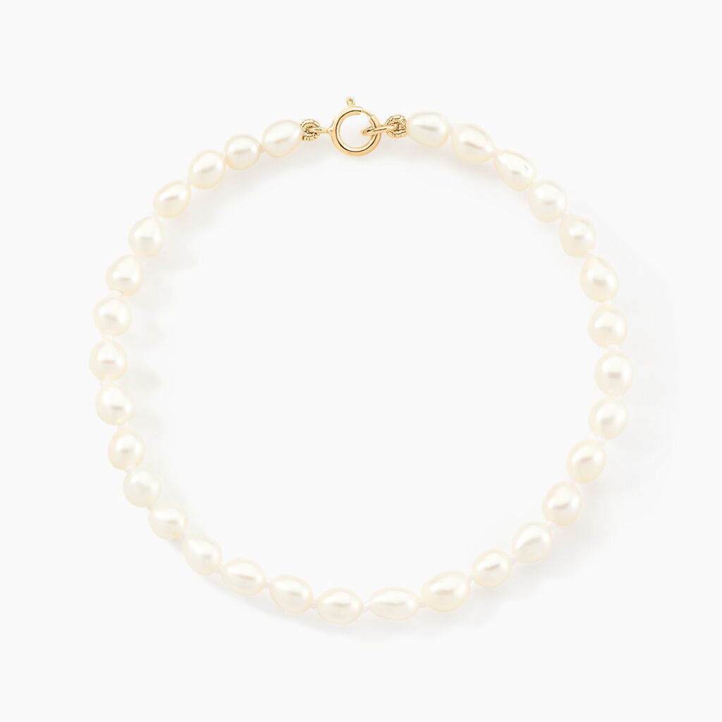Bracelet Anjana Or Jaune Perle De Culture - Spannringe Damen | OROVIVO