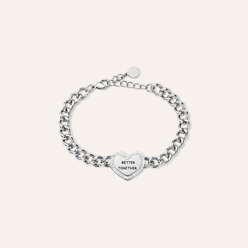 Bracciale Sunrise Acciaio Cristallo - Spannringe Damen | OROVIVO
