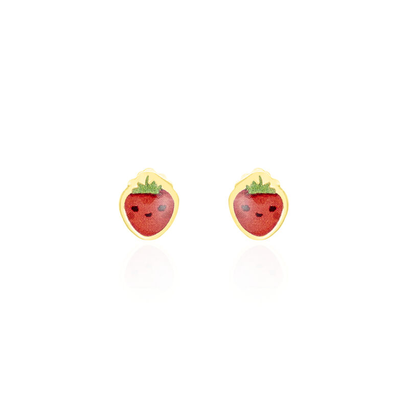Boucles D'oreilles Or Jaune Bettina - Spannringe Kinder | OROVIVO