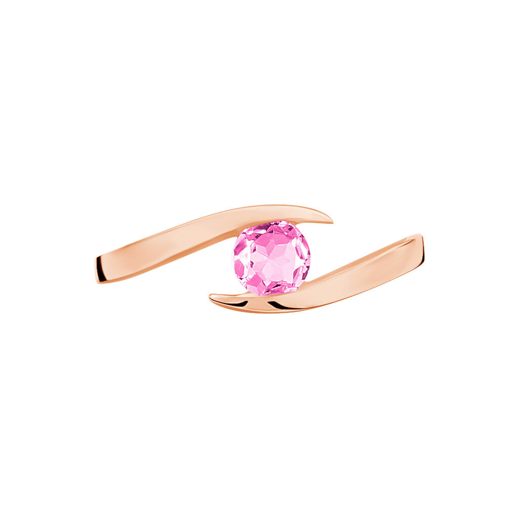 Bague Tiphaine Or Rose Tourmaline - Spannringe Damen | OROVIVO