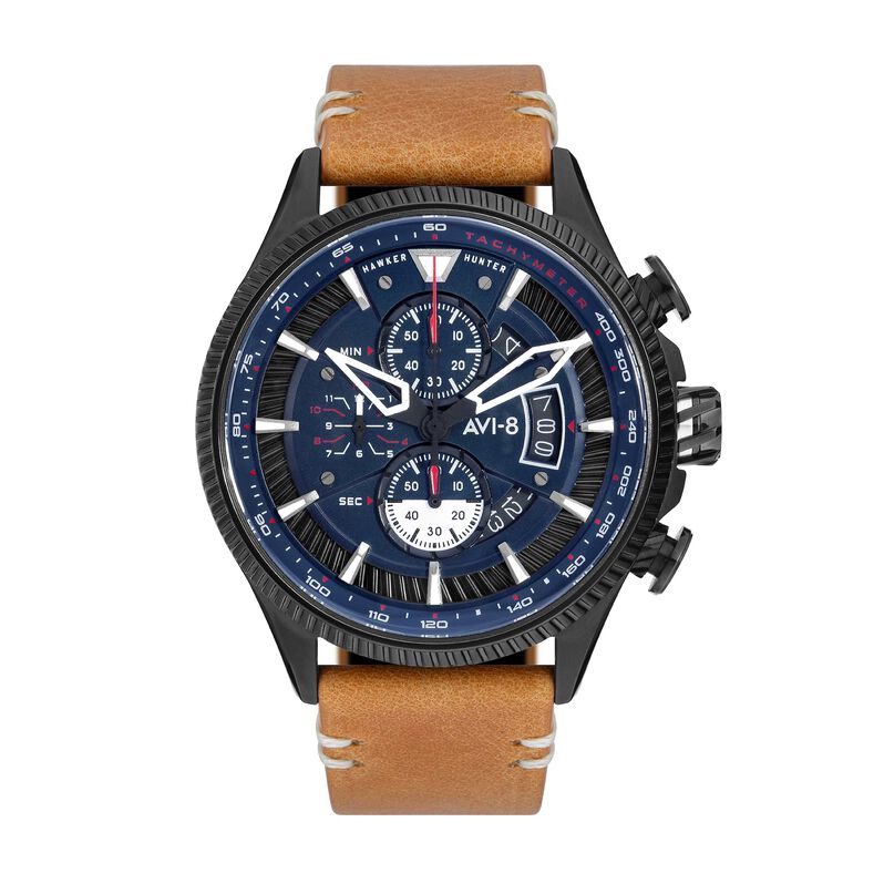 Orologio Cronografo Uomo AVI-8 Hawker Hunter quadrante blu AV-4064-01 - Spannringe  | OROVIVO