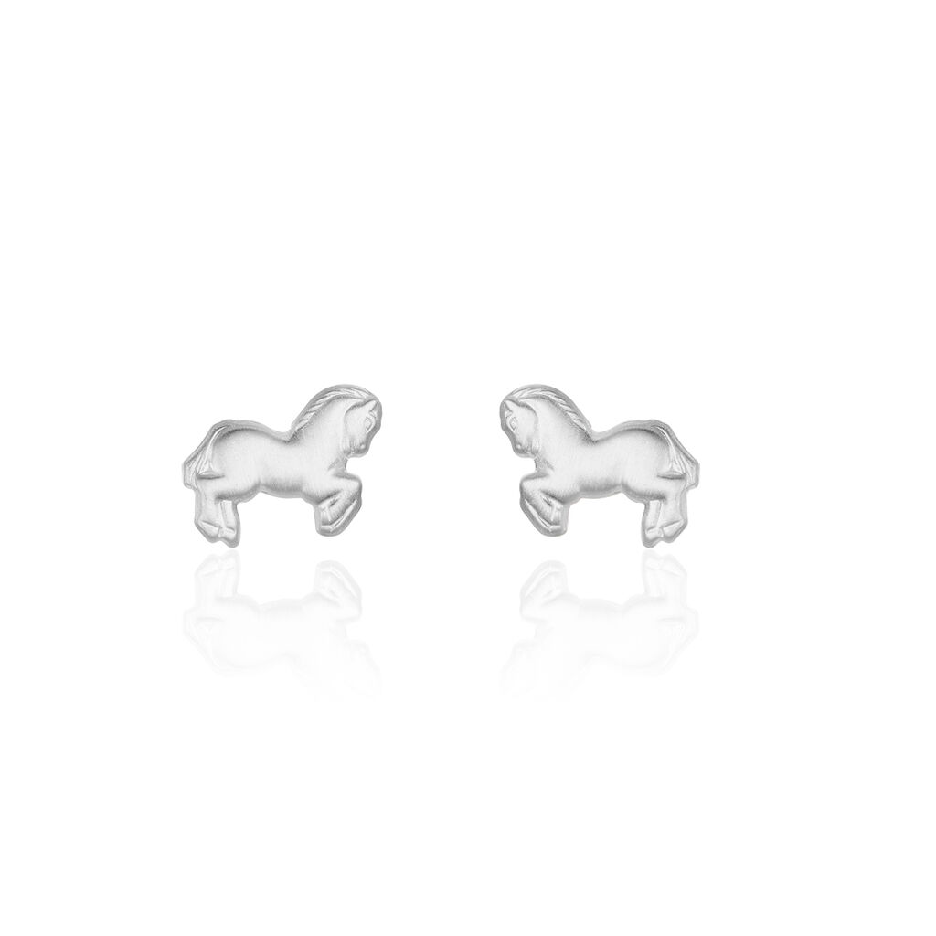 Kinder Ohrstecker Silber 925 Pferd - Ohrstecker Kinder | OROVIVO