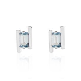 Damen Ohrstecker Silber 925 Topas  - Ohrstecker Damen | OROVIVO
