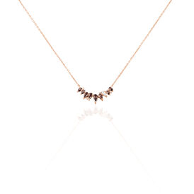 Damen Halskette Silber 925 Rosé Vergoldet - Ketten mit Anhänger Damen | OROVIVO