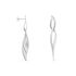 Damen Ohrringe Lang Silber 925 Tropfen