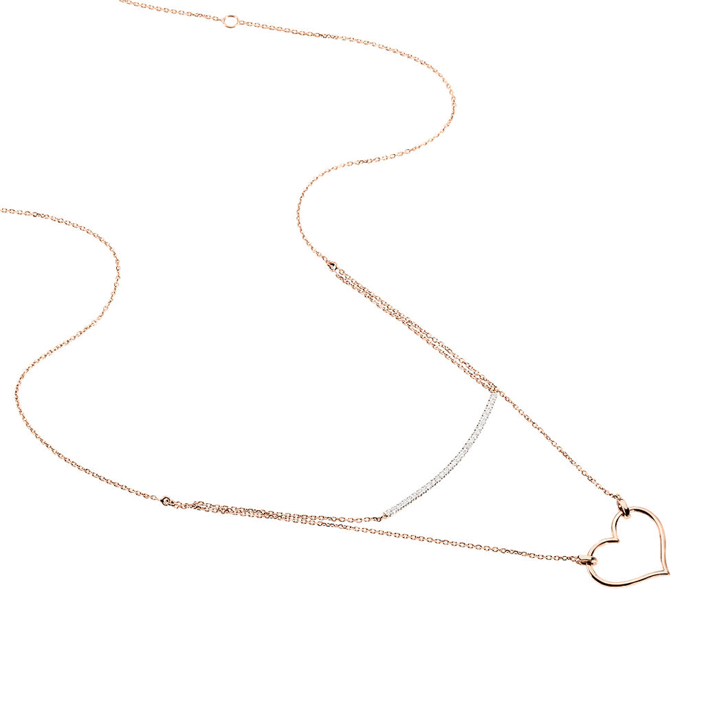 Collier Laila Or Rose Diamant - Spannringe Damen | OROVIVO