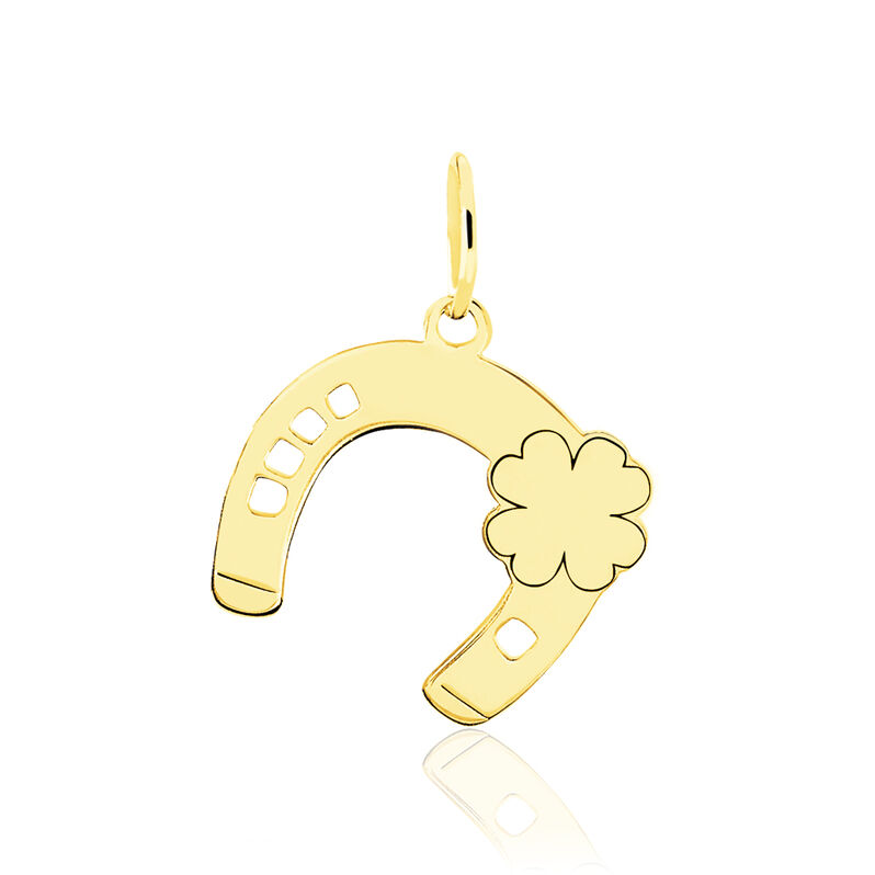 Pendentif Egide Fer A Cheval Or Jaune - Spannringe Damen | OROVIVO