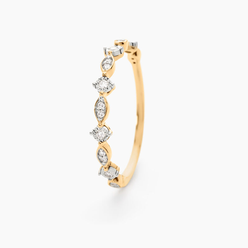 Alliance Gianpaolo Or Jaune Diamant - Spannringe Damen | OROVIVO