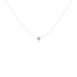 RIMINI Damen Collier Wei&szlig;gold 375 (9 Karat) Diamant Wei&szlig; 0,000 ct