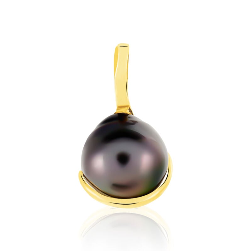 Pendentif Klarissa Or Jaune Perle De Culture De Tahiti - Spannringe Damen | OROVIVO