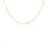 LISSA Damen Kette Gold Bicolor 375 (9 Karat) Rechteckig