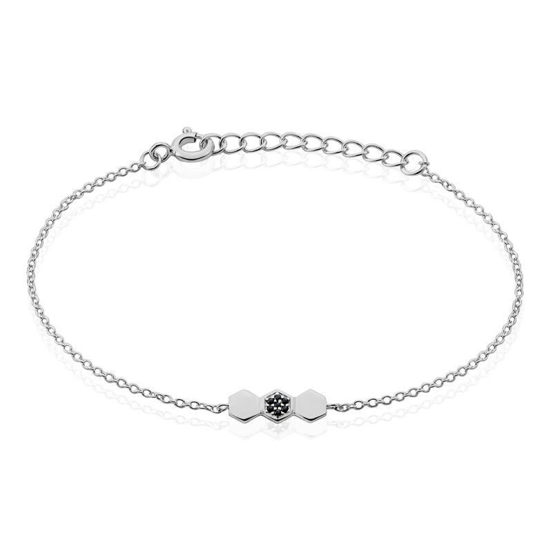 Bracelet Onaissa Argent Blanc Oxyde De Zirconium - Spannringe Damen | OROVIVO