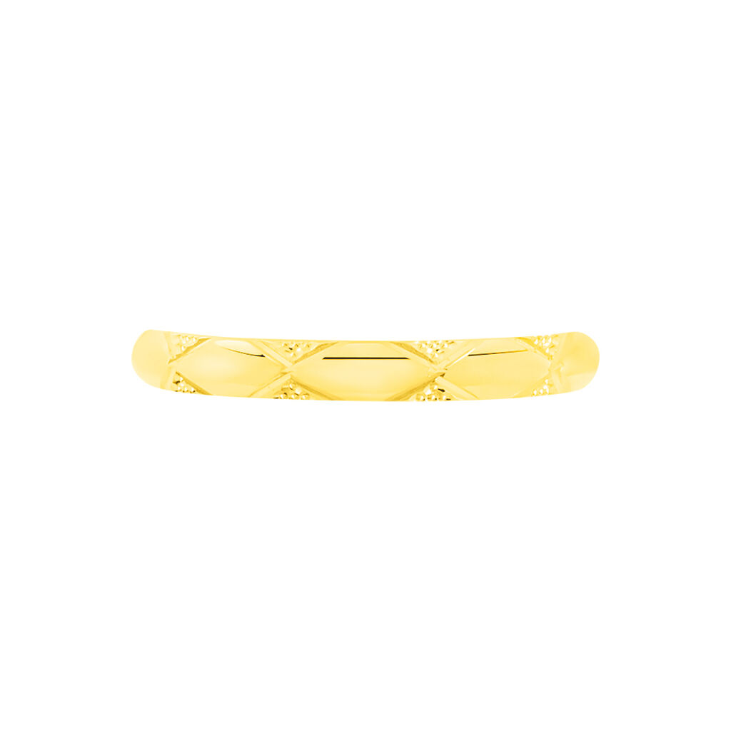 Alliance Harmonie Demi Jonc Classique Or Jaune - Spannringe Familie | OROVIVO