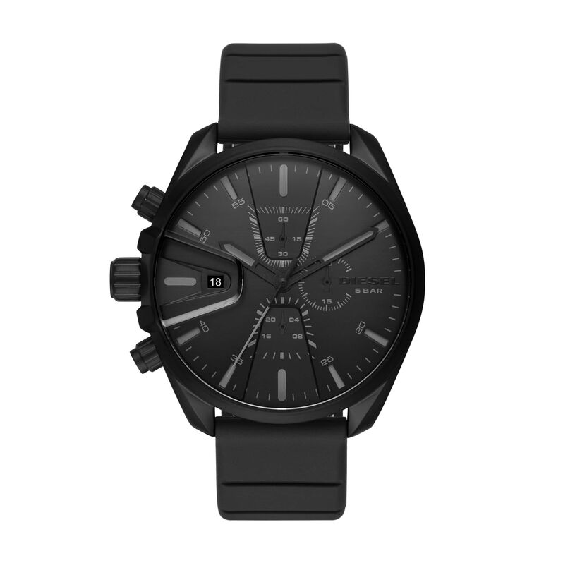 Orologio Cronografo Uomo Diesel Ms9 quadrante nero DZ4507-RE21 - Spannringe Herren | OROVIVO