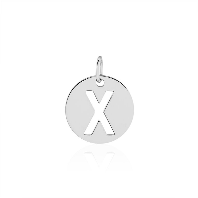 Pendentif Argent Elio Pastille Lettre X - Spannringe Familie | OROVIVO