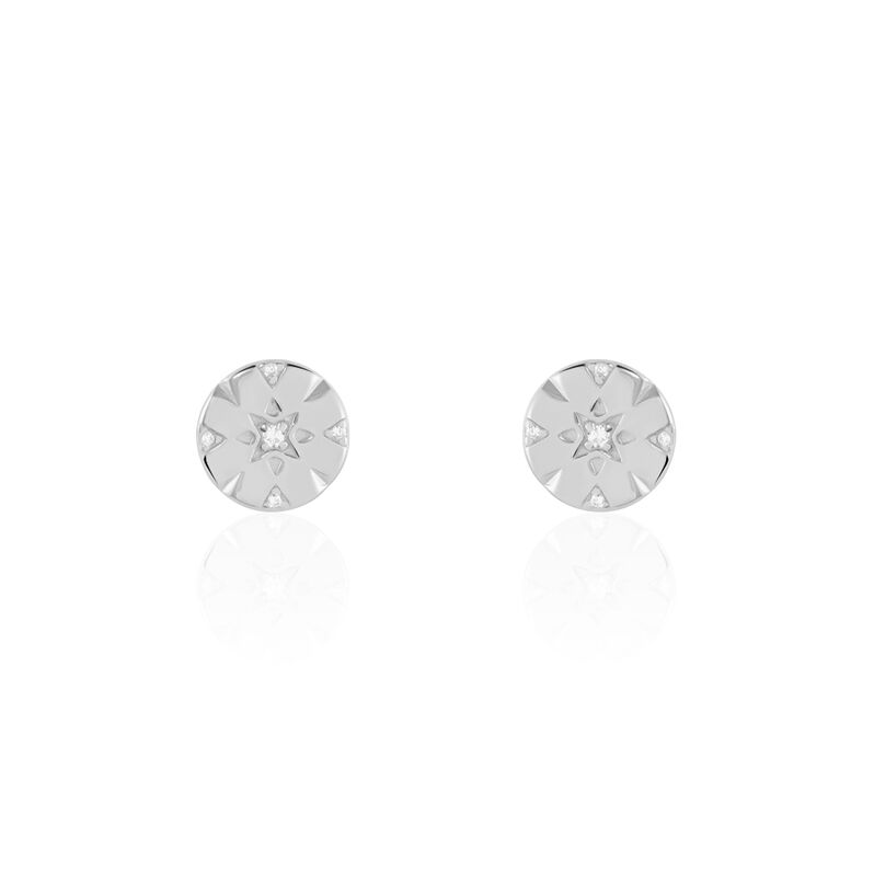 Boucles D'oreilles Argent Rhodie Erinna - Spannringe Damen | OROVIVO