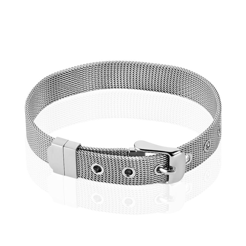Bracelet Acier Ajustable Lorine - Spannringe Damen | OROVIVO