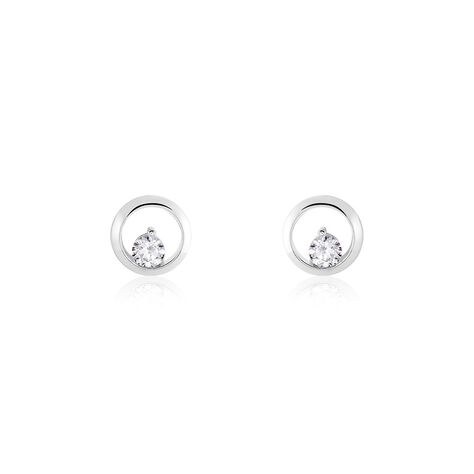 Damen Ohrstecker Silber 925 Zirkonia India  - Ohrstecker Damen | OROVIVO