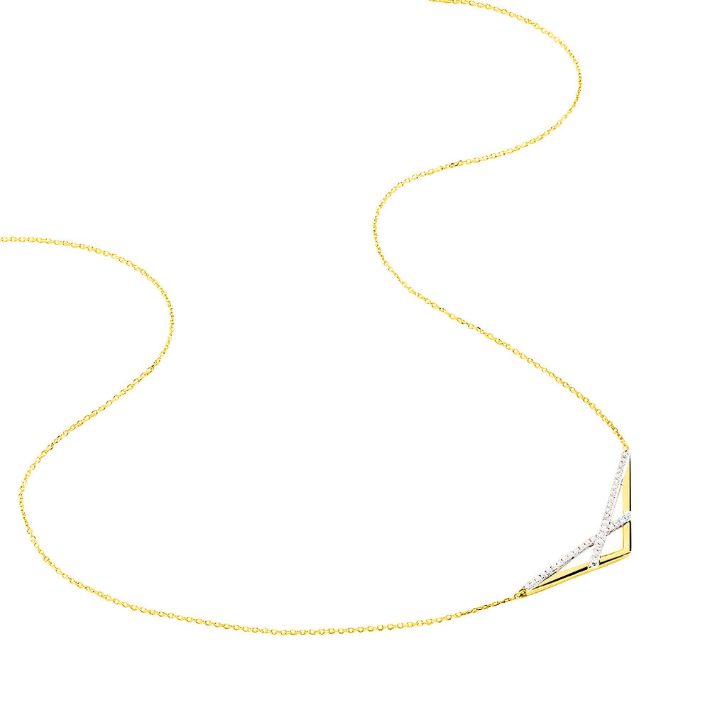 Collier Constancy Or Jaune Diamant - Spannringe Damen | OROVIVO