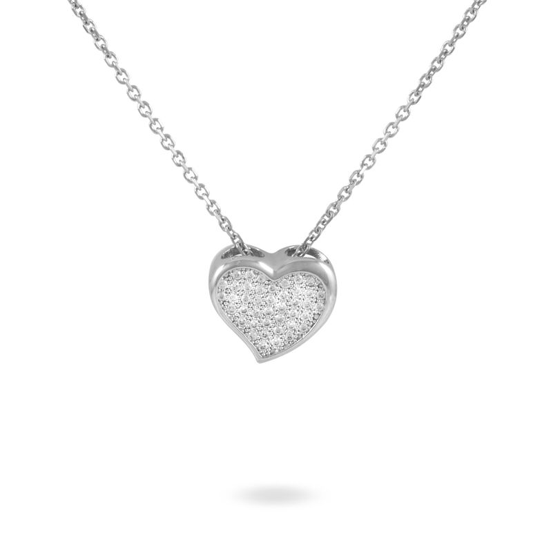 Collier Saphia Argent Blanc Oxyde De Zirconium - Spannringe Damen | OROVIVO