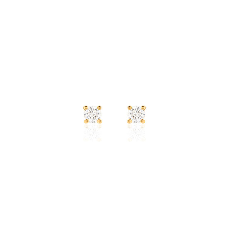 VICTORIA Damen Ohrstecker Gold 585 (14 Karat) Diamant Wei&szlig; 0,52 ct - Ohrstecker Damen | OROVIVO