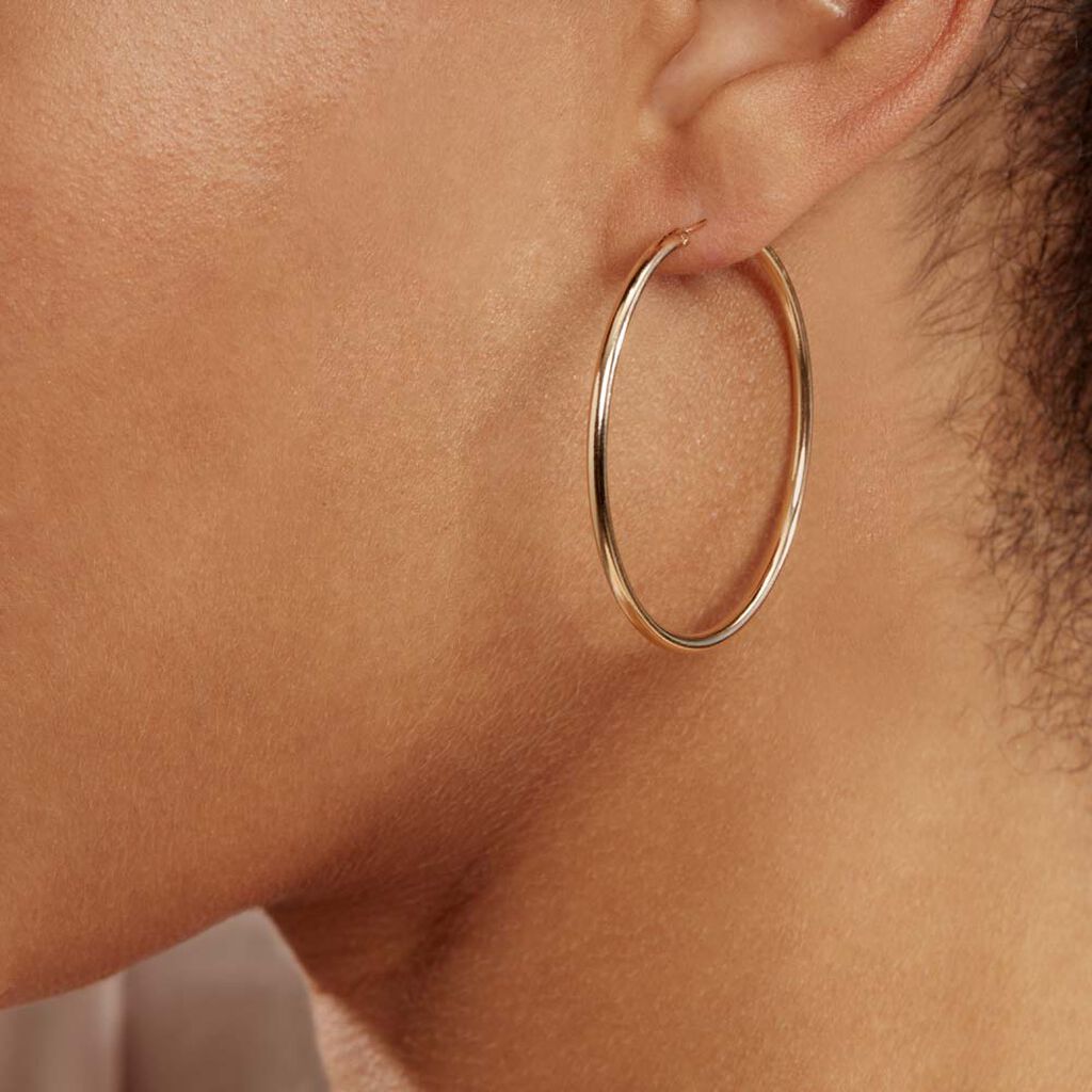 Damen Creolen Gold Vergoldet Ada - Creolen Damen | OROVIVO