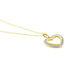 Herz Precious Damen Collier Gold 375 (9 Karat) Diamant Weiß 0,19 ct Herz B 0,95 mm