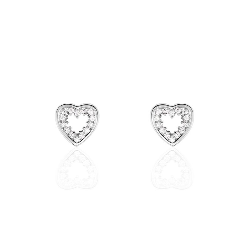 Boucles D'oreilles Puces Ibosus Argent Rhodié Oxyde - Spannringe Damen | OROVIVO