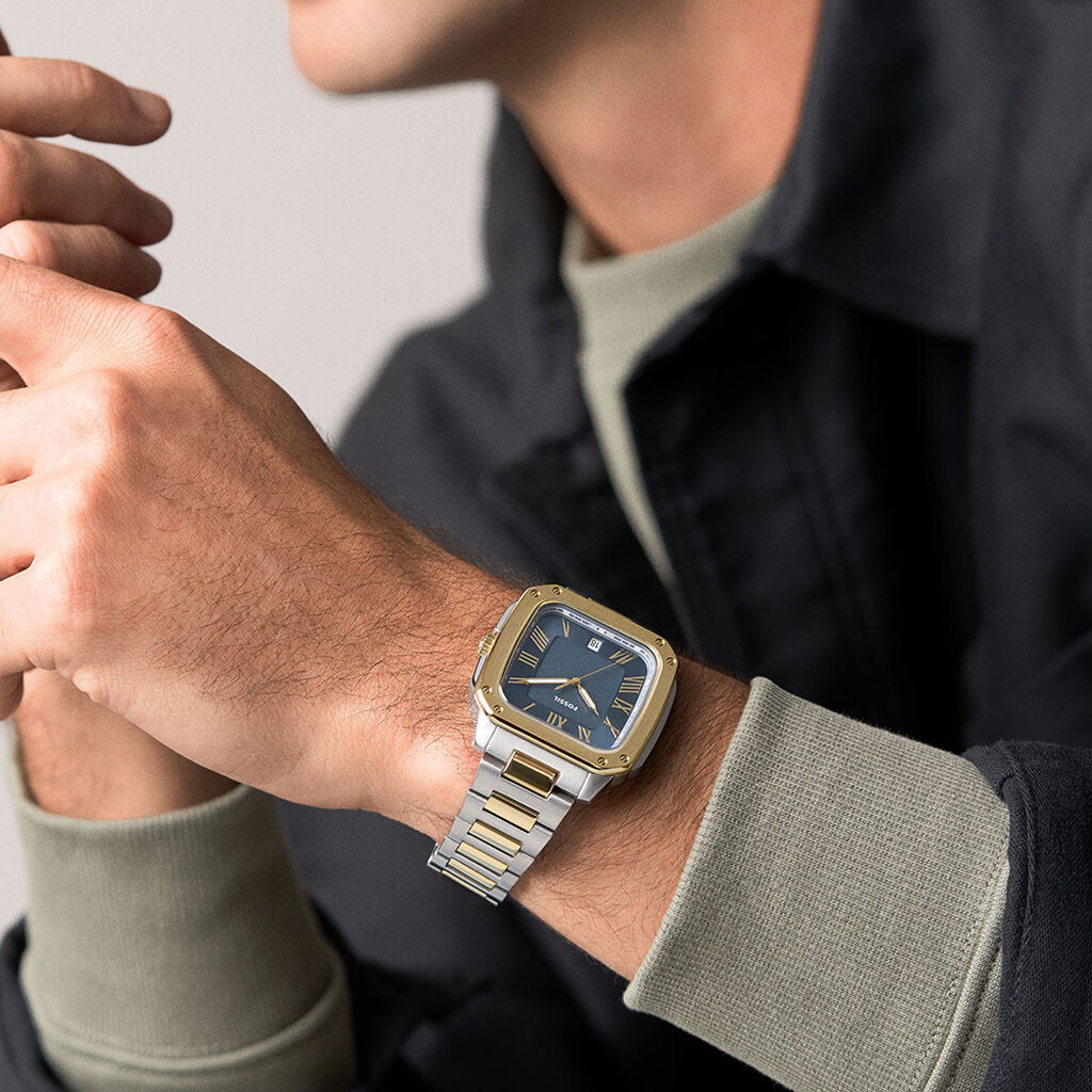 FOSSIL Herren Quarzuhr CROSBY FS6161