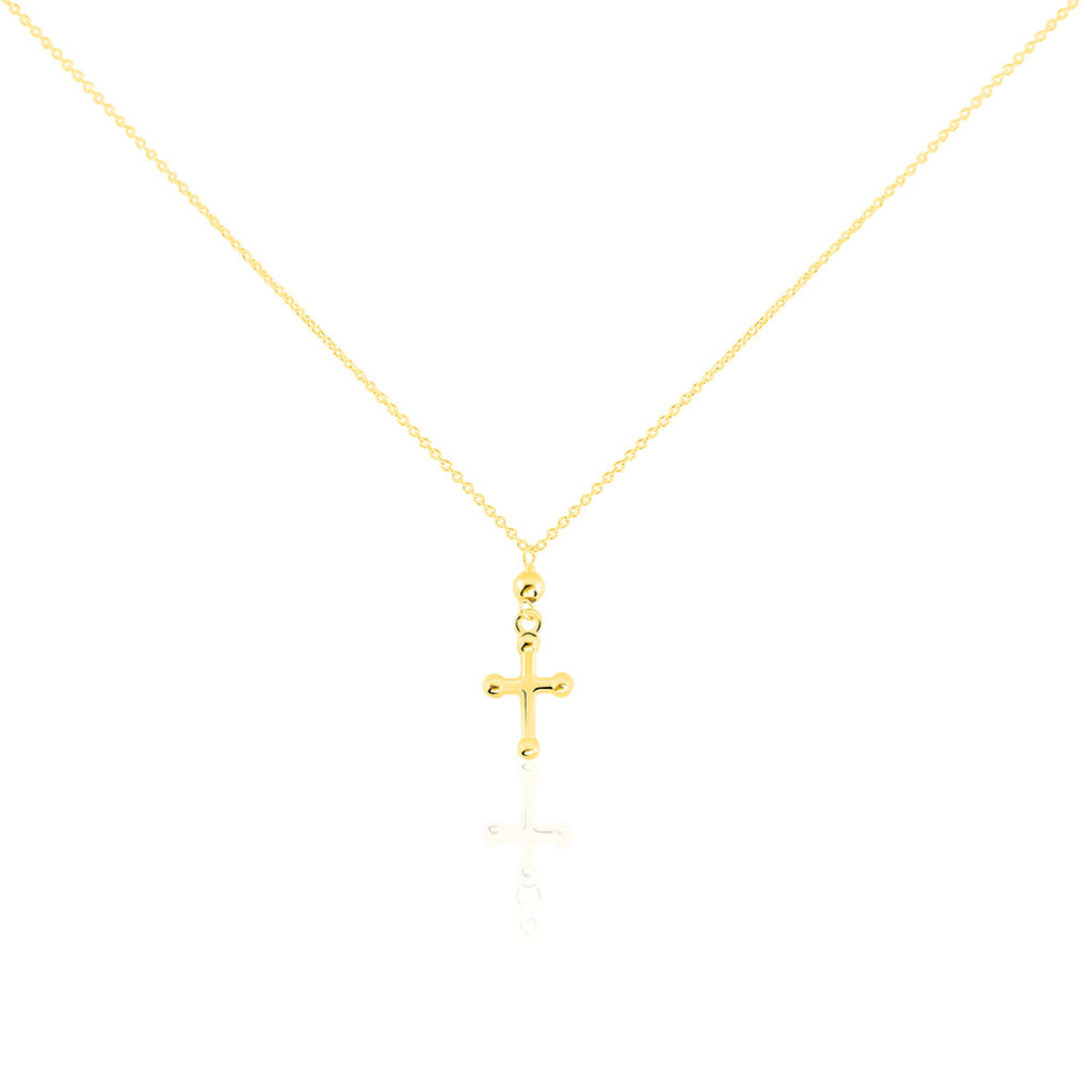 Halskette Gold 375 Kreuz - Halsketten Familie | OROVIVO