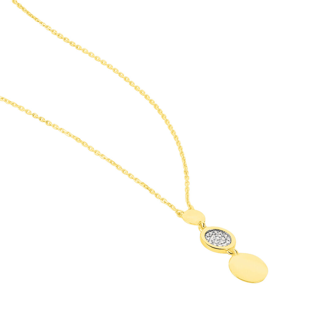Collier Or Jaune Yvelyne Oxydes - Spannringe Damen | OROVIVO