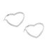 WHITLEY Damen Creolen Silber Silber 925 Herz