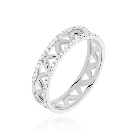Damenring Silber 925 Zirkonia  - Ringe mit Stein Damen | OROVIVO