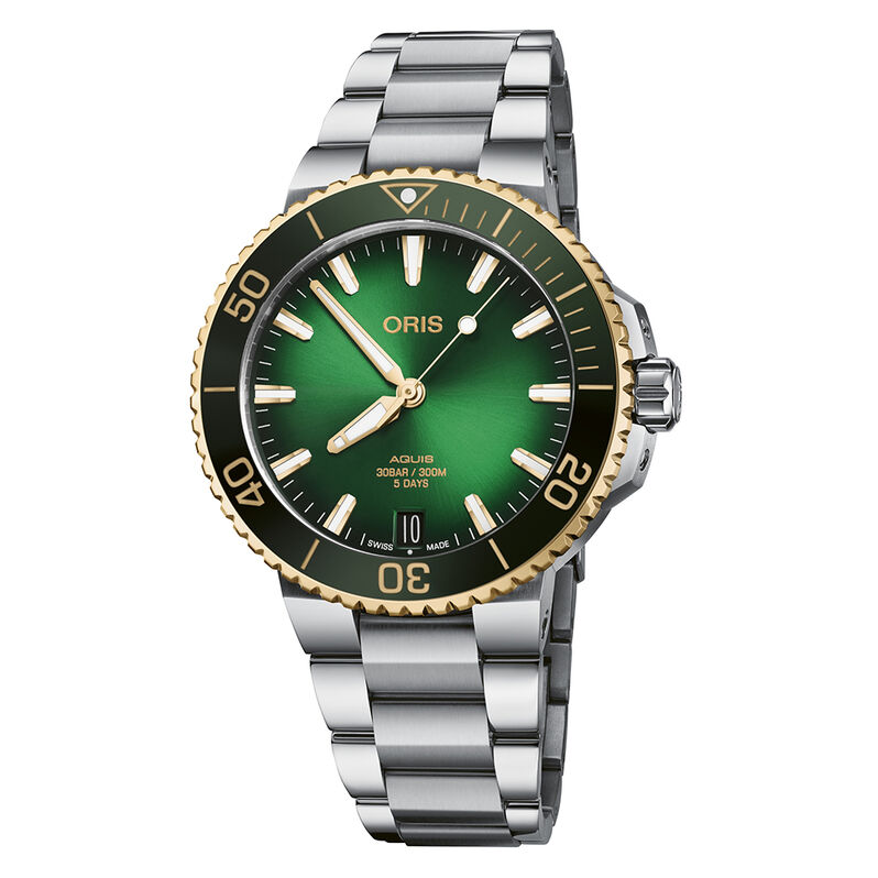 ORIS Herrenuhr Aquis Date Cal 400 0140077696357-0782209P Automatik - Armbanduhren Herren | OROVIVO
