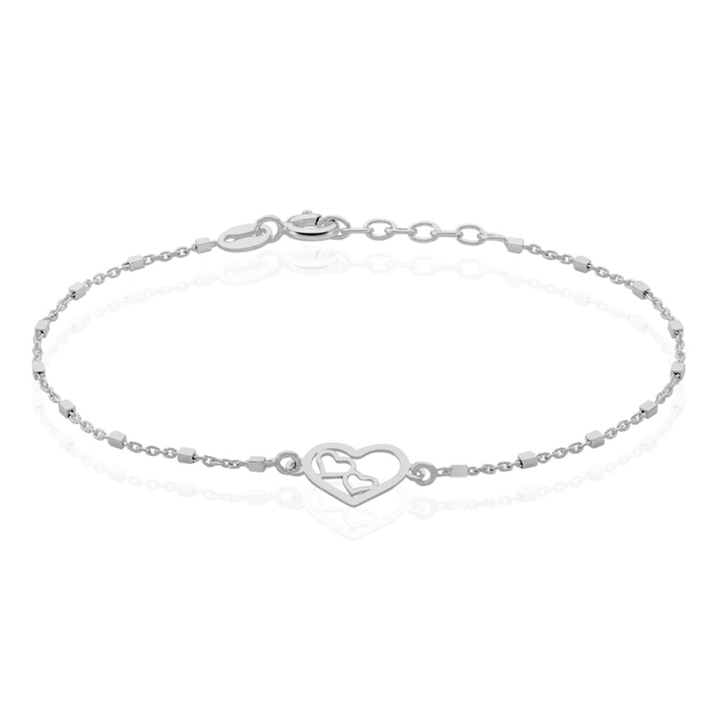 Damen Armband Silber 925 Herz Robina - Kugelarmbänder Damen | OROVIVO