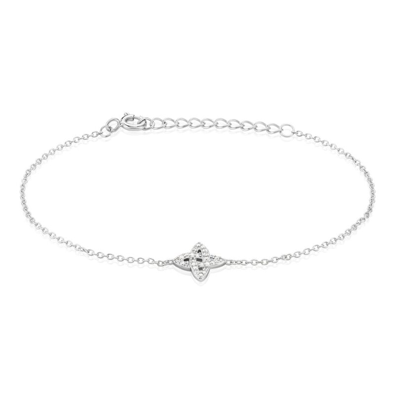 Bracelet Pleiades Argent Weiss Oxyde De Zirconium - Spannringe Damen | OROVIVO