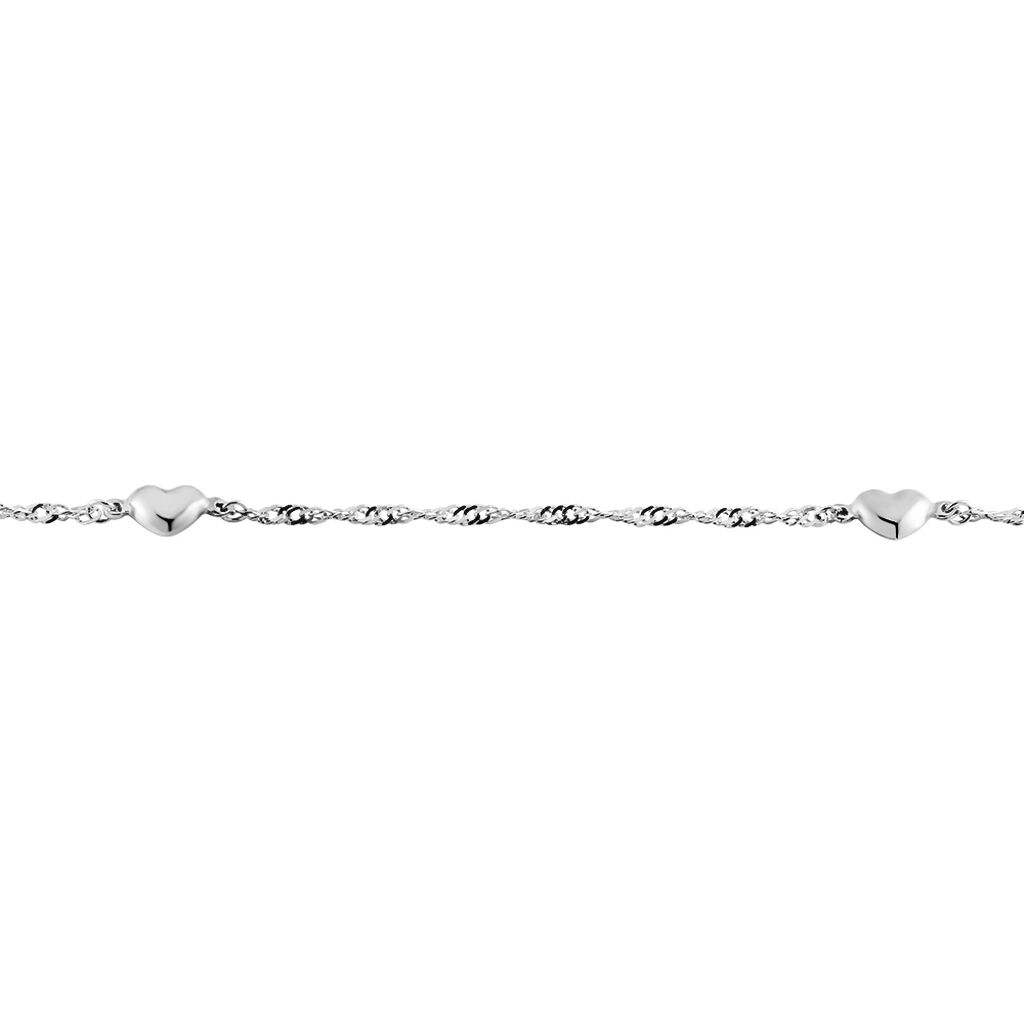 Damen Fußkettchen Silber 925 Herz - Fußketten Damen | OROVIVO
