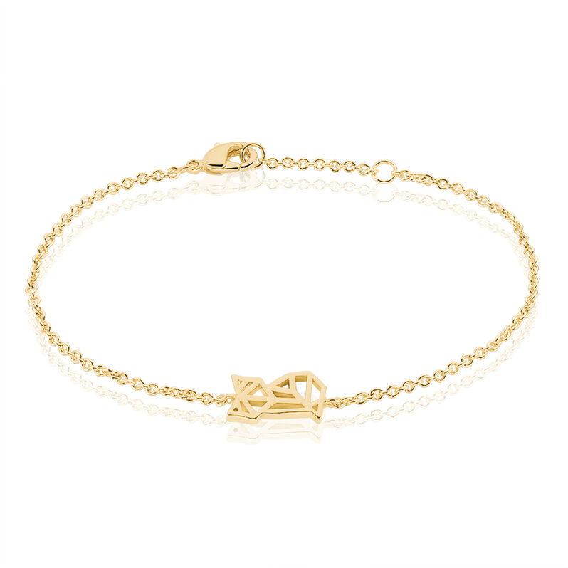 Bracelet Plaque Or Jaune Thea - Spannringe Damen | OROVIVO