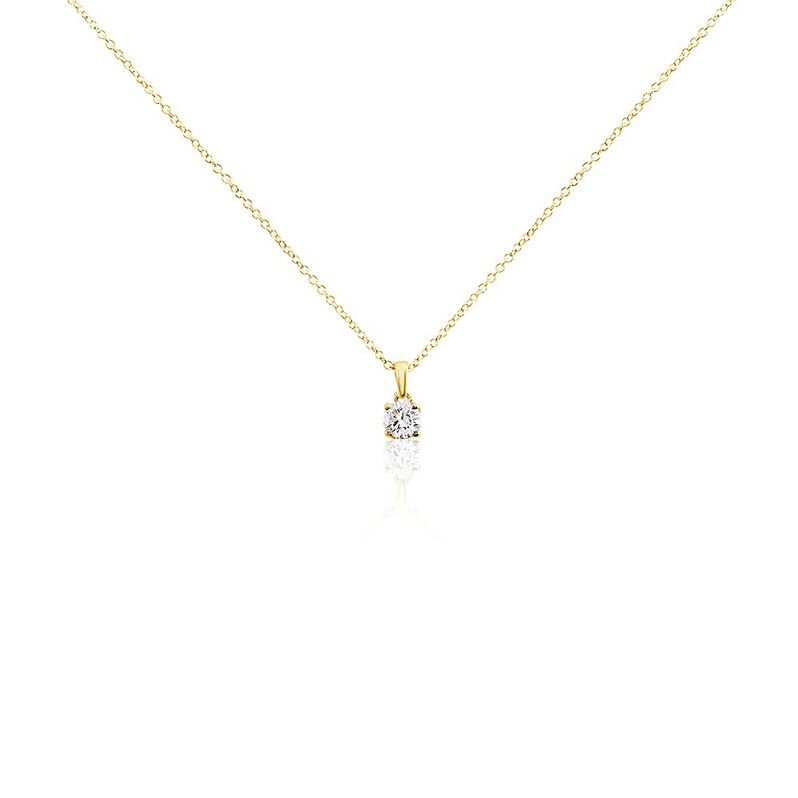 Collier Alexandra Or Jaune Diamant - Spannringe Damen | OROVIVO