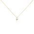 Monopoli Damen Collier Gold 750 (18 Karat) Diamant Wei&szlig; 0,26 ct