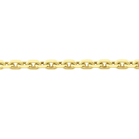 Unisex Ankerkette Gold 375 Diamantiert  - Halsketten Unisex | OROVIVO