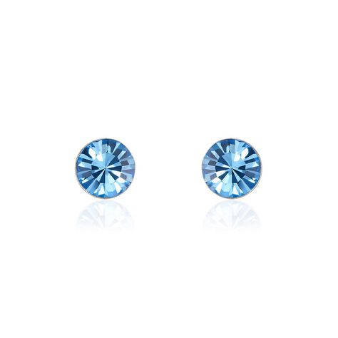 Damen Ohrstecker Silber 925 Blau - Ohrstecker Damen | OROVIVO