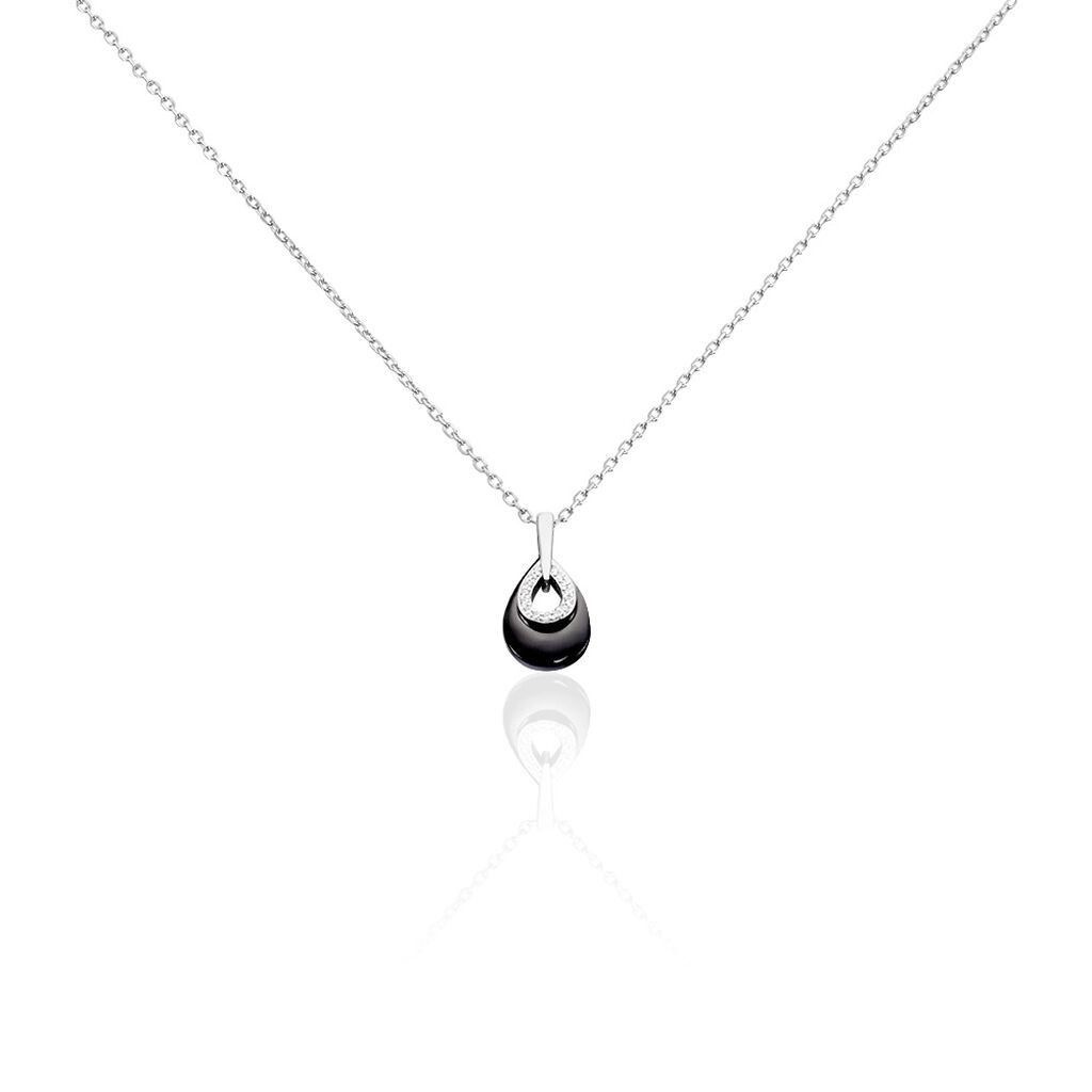 Collier Argent Et Céramique  - Spannringe Damen | OROVIVO