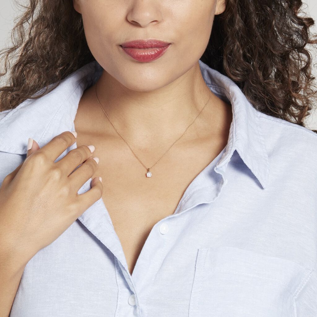 Collier Artemis Or Jaune Diamants - Spannringe Damen | OROVIVO