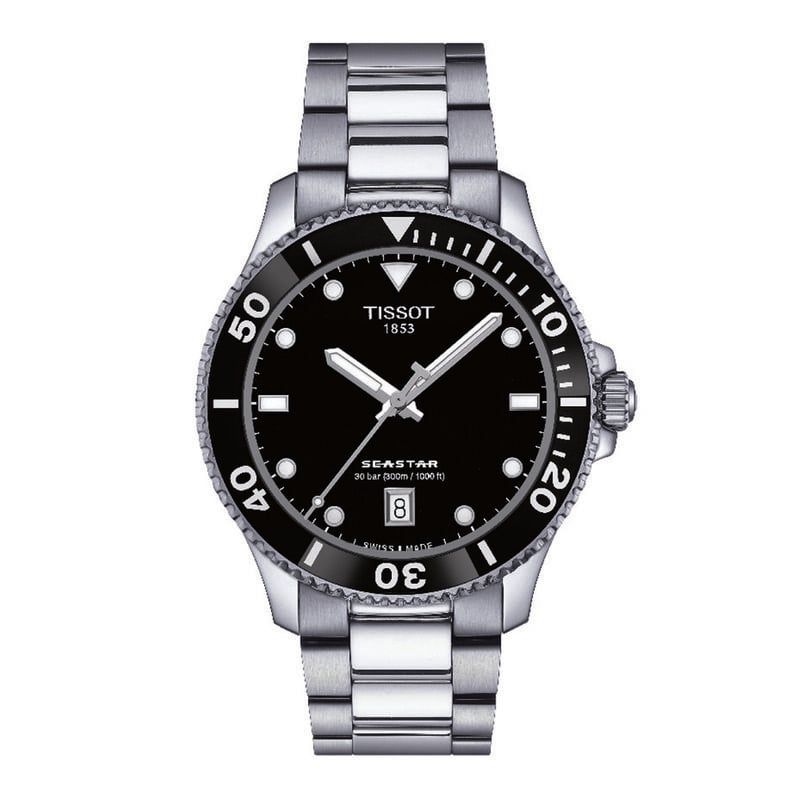 TISSOT Unisexuhr Tissot Seastar T1204101105100 Quarz - Armbanduhren Unisex | OROVIVO