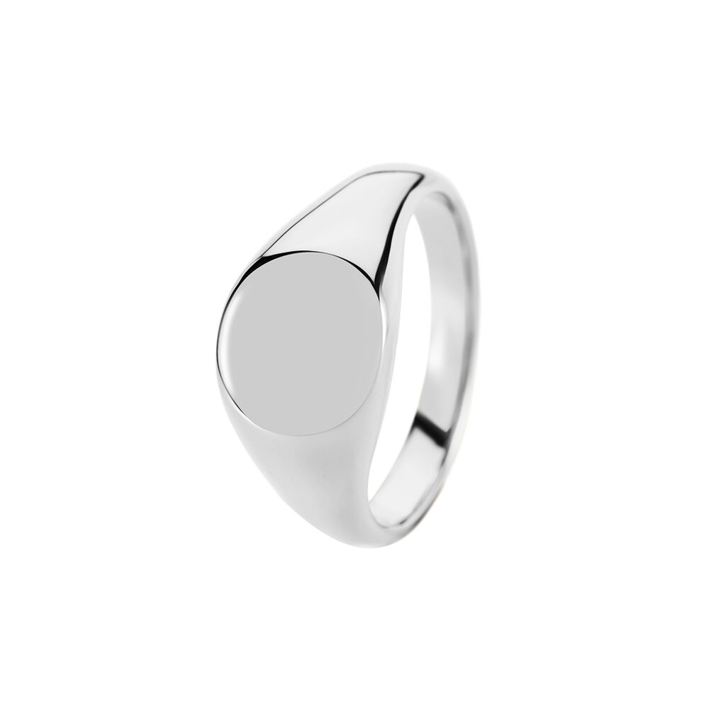 FRIEDEMANN Herren Siegelring Edelstahl Kreis B 11,5 mm - Siegelringe Herren | OROVIVO