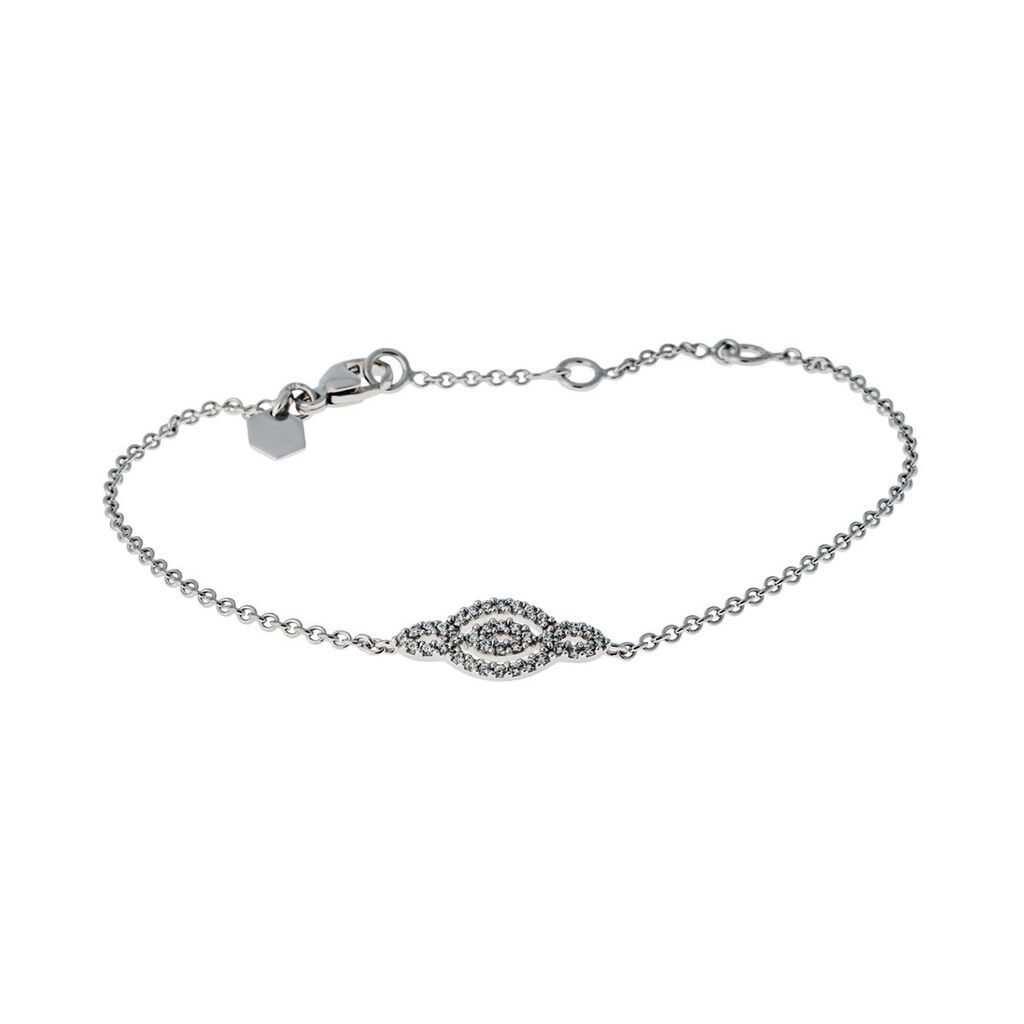 🦚 Damenarmband Silber 925 Zirkonia, Armband mit Stein