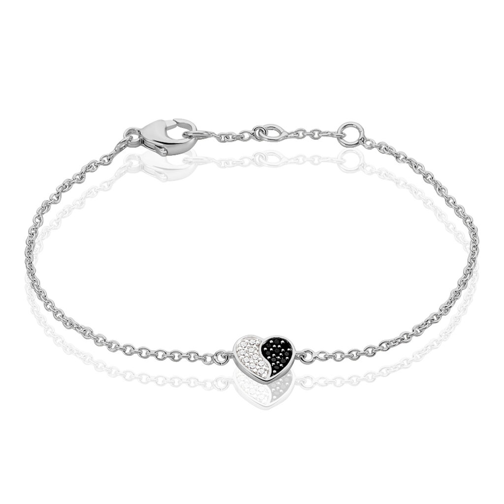 Damen Armband Silber 925 Zirkonia Herz Elica - Armbänder mit Anhänger Damen | OROVIVO