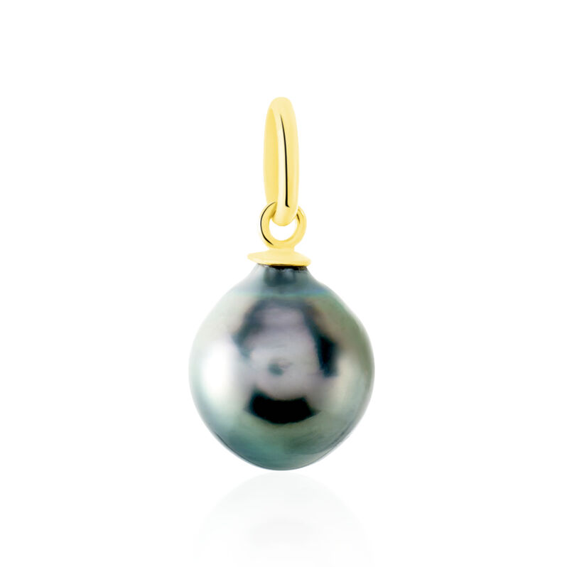 Pendentif Syana Or Jaune Perle De Culture De Tahiti - Spannringe Damen | OROVIVO